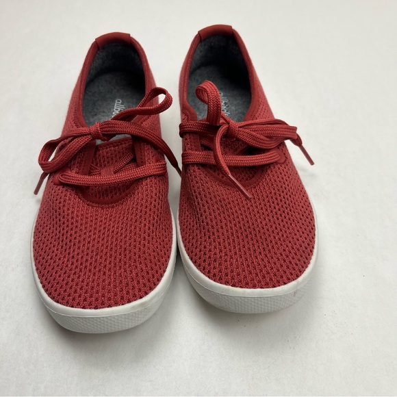 Allbirds Tree Skippers‎ Women's Size 5 Lychee Red Boat Tennis Shoes Sneakers - Picture 5 of 9